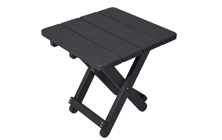 Premium Lakeside Square Outdoor Side Table - Black