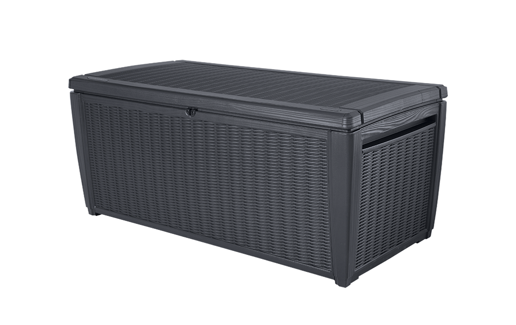 Sumatra 135 Gallon Deck Box - Grey