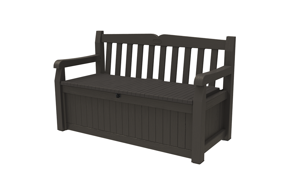 Solana 70 Gallon Outdoor Storage Bench - Brown