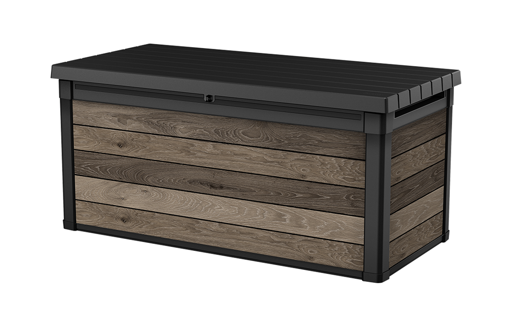 Signature 150 Gallon Deck Box - Walnut