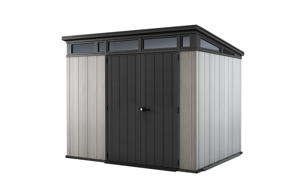 Artisan Pent Shed 9x7ft - Grey