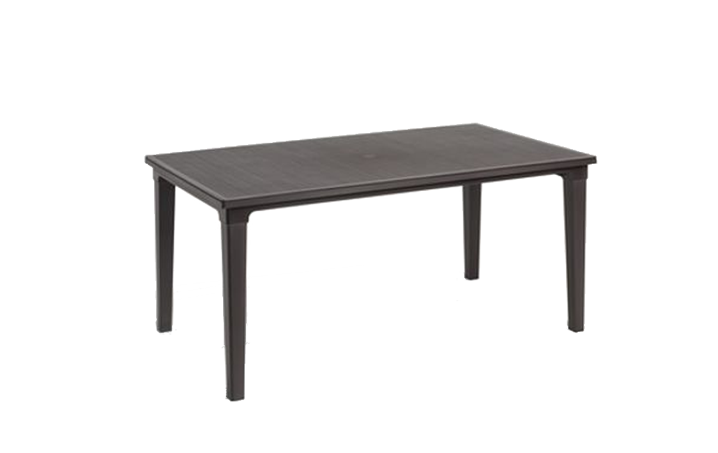 פינת אוכל איביזה- שולחן ו 6 כיסאות - אפור כהה