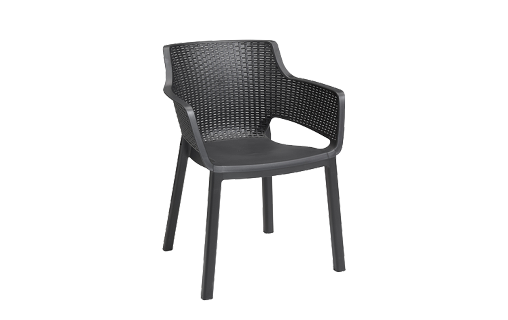 פינת אוכל איביזה- שולחן ו 4 כיסאות - קפוצ'ינו