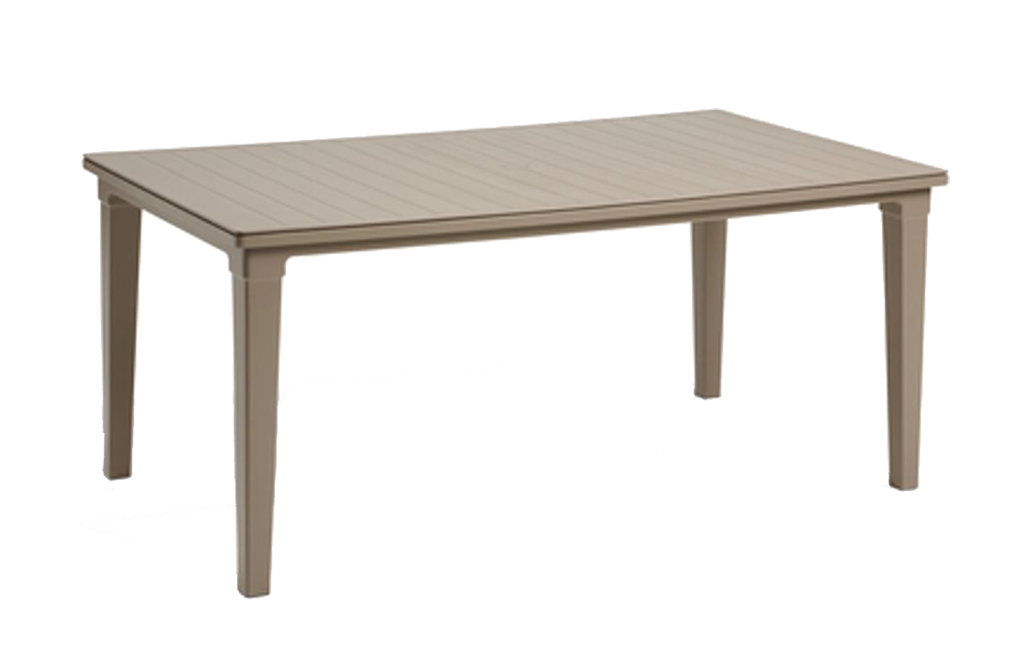 פינת אוכל איביזה- שולחן עם 6 כיסאות - קפוצ'ינו