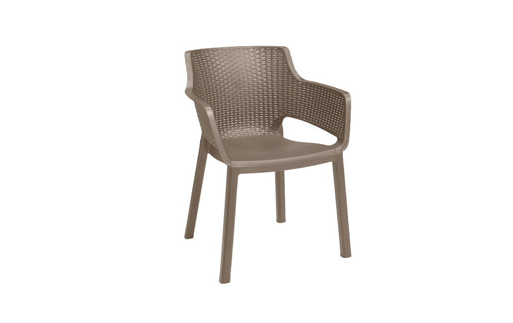 פינת אוכל אלגנט- שולחן ו 6 כיסאות - קפוצ'ינו