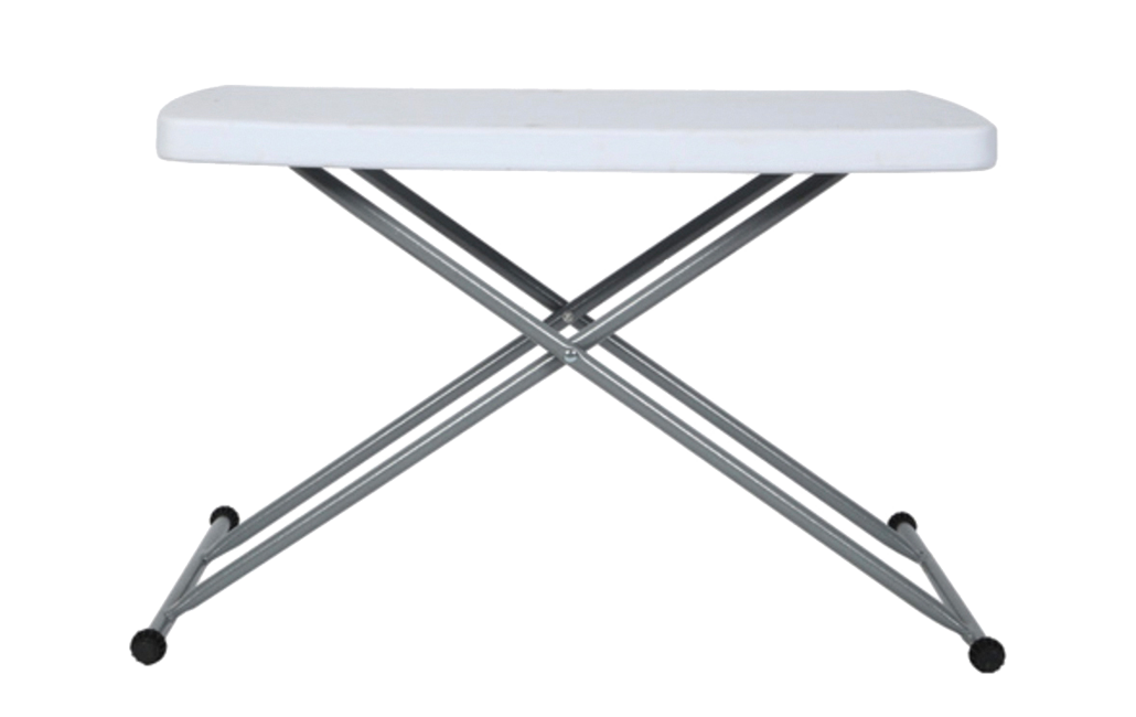 שולחן מתקפל מלבני קטן   - לבן - שולחנות מתקפלים