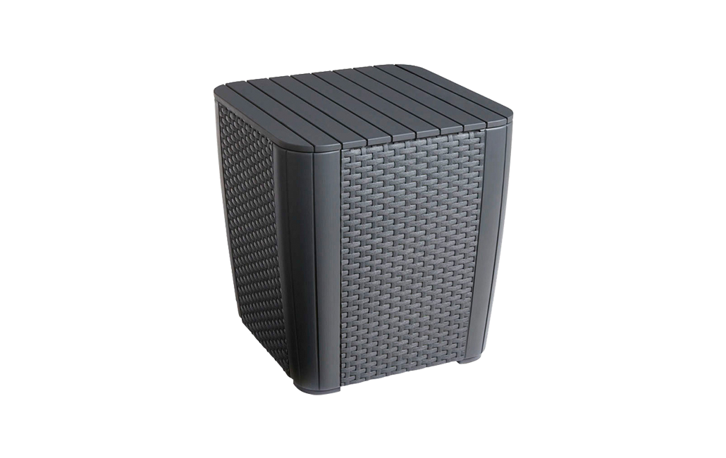 Troy Adirondack Stühle mit Luzon Tisch – 81x80x96,5 cm - Grau