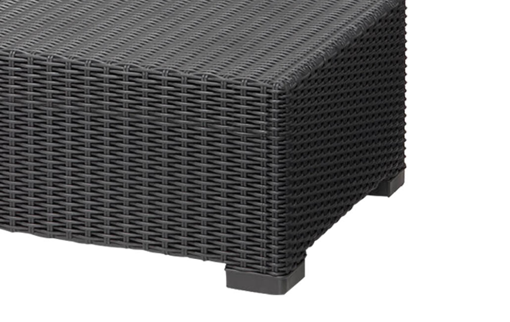 California 4 Seater Double Lounge Set - Grey