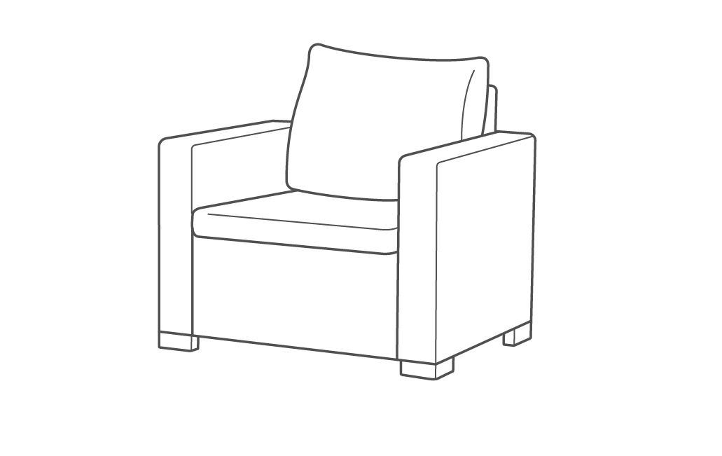 California Balcony Deluxe set - Grey