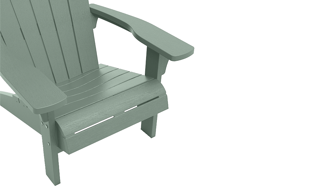 Lot de 2 fauteuils Adirondack Troy - Vert