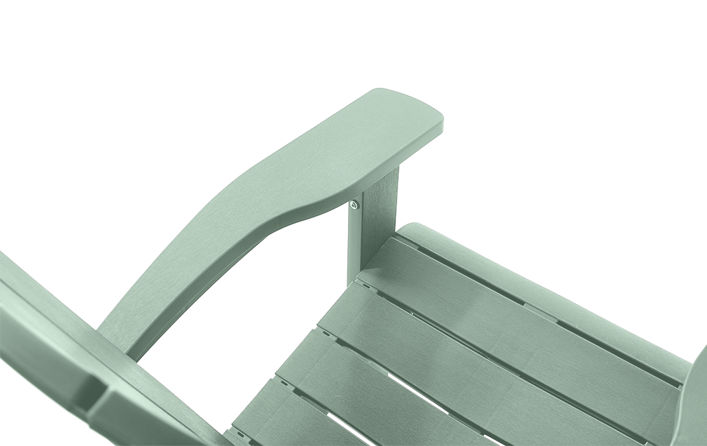 Lot de 2 fauteuils Adirondack Troy - Vert