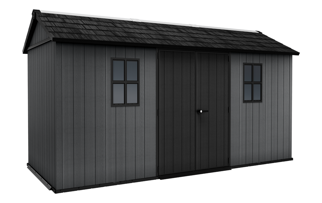 Newton Plus Shed 15x7.5ft - Grey