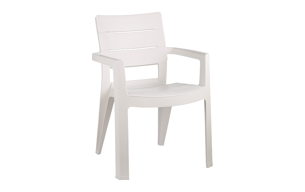 פינת אוכל איביזה- שולחן ו 6 כיסאות - לבן