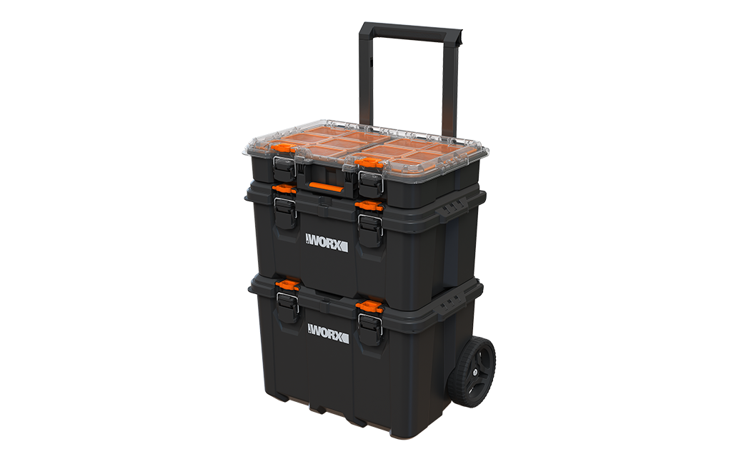 מערכת מודולרית סטאק אנד רול WORX - שחור - מערכת ניידת Worx