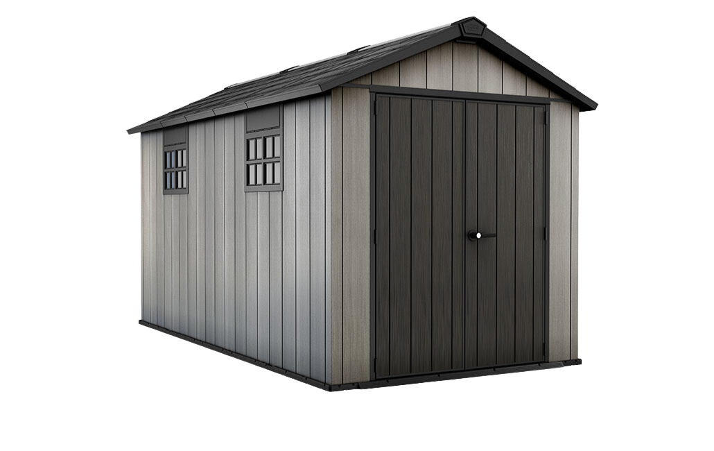 Oakland 7.5x13 Storage Shed - Grey