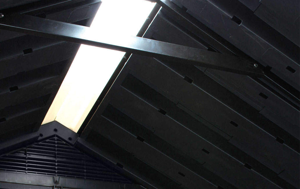 מחסן גינה ניוטון פלוס - 13x7.5 רחב - אפור