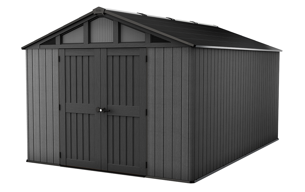 Caseta de exterior Stronghold 10x15 - 453x305x251 cm y 13.8 m2 - Gris