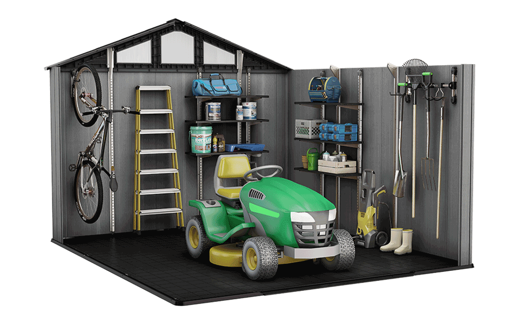 Stronghold 10x11.5 Shed - Grey