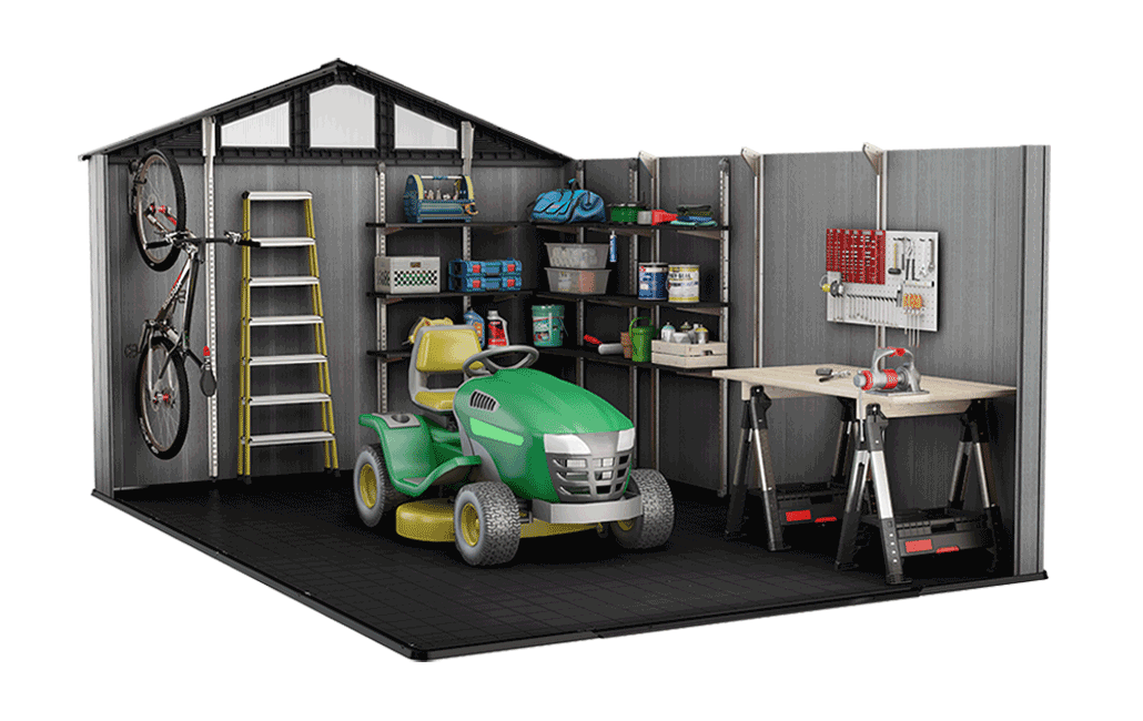 Stronghold 10x15 Shed - Grey