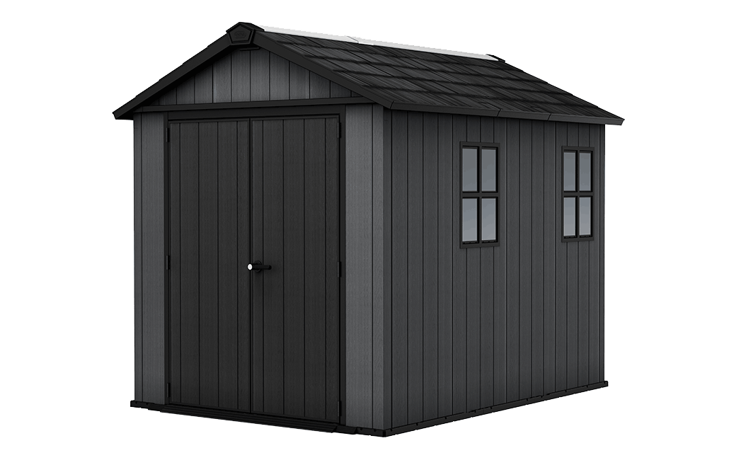 Newton Plus 759 Gartenhaus - Grau - Grosse Gartenhäuser