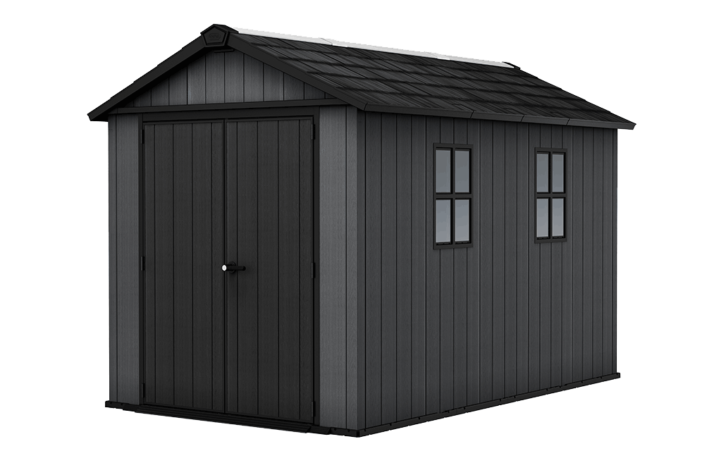Newton Plus 7511 Tuinhuis - 230x350x246cm - Grijs - Tuinhuizen