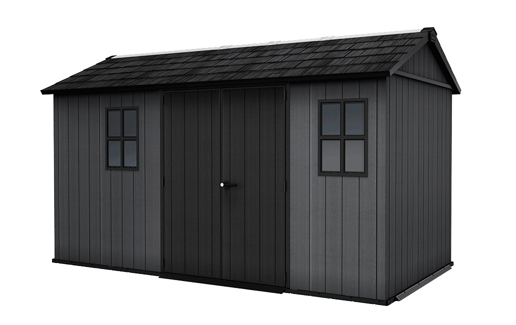 Caseta de exterior Newton Plus 1375 - 230x413x246 cm y 8,6 m2 - Gris