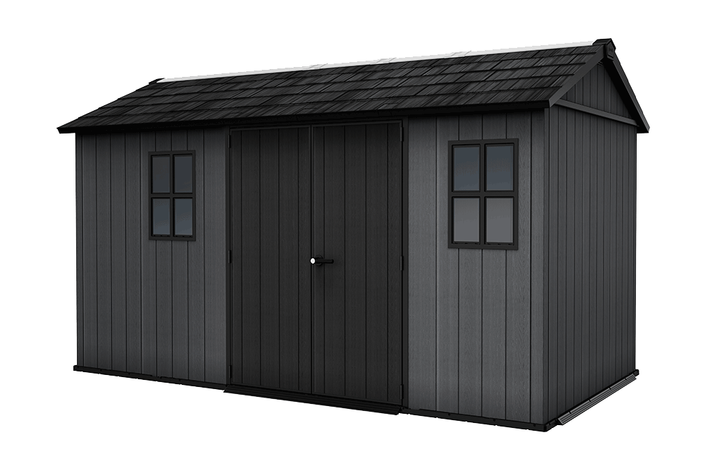 Newton Plus 1375 Tuinhuis - 413x230x246cm - Grijs - Tuinhuizen