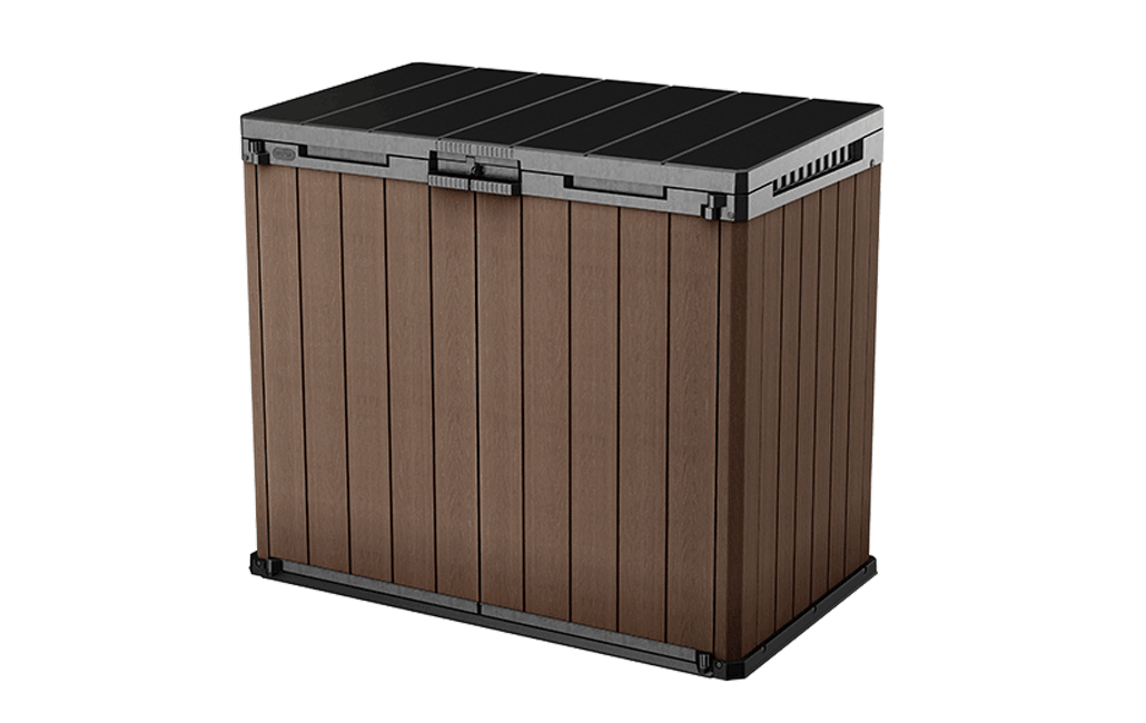 Cobertizo de exterior SIO Darwin - 141x82x120 cm y 1150L - Marrón