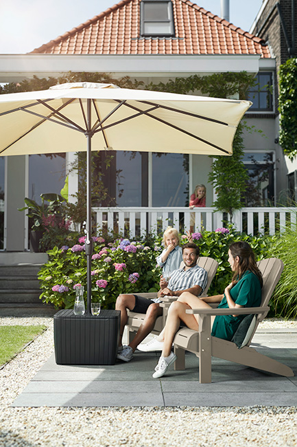 Troy Adirondack Tuinstoel - set van 2 - Taupe