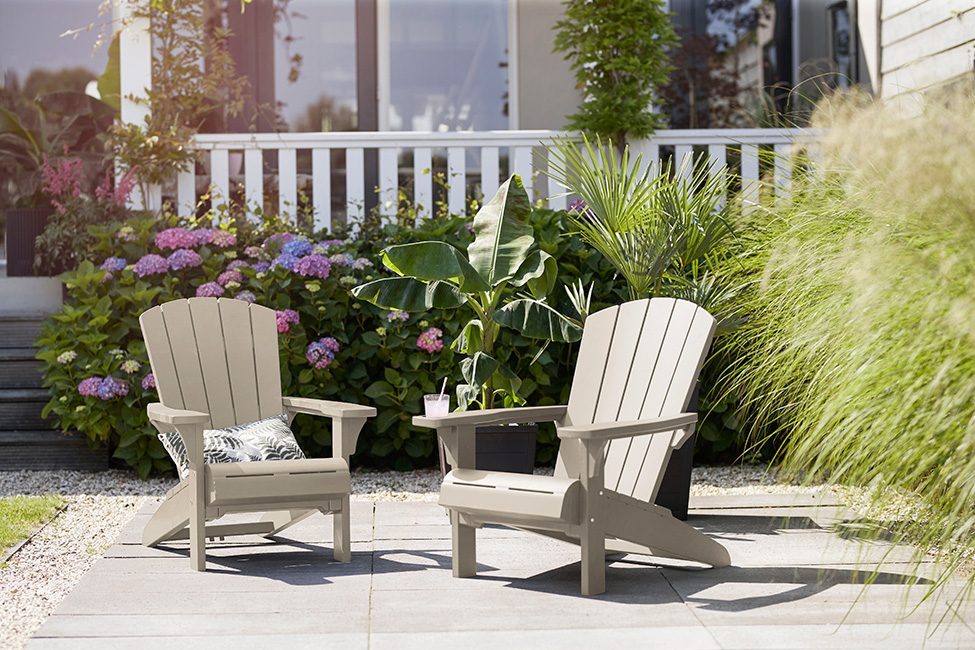 Troy Adirondack Tuinstoel - set van 2 - Taupe