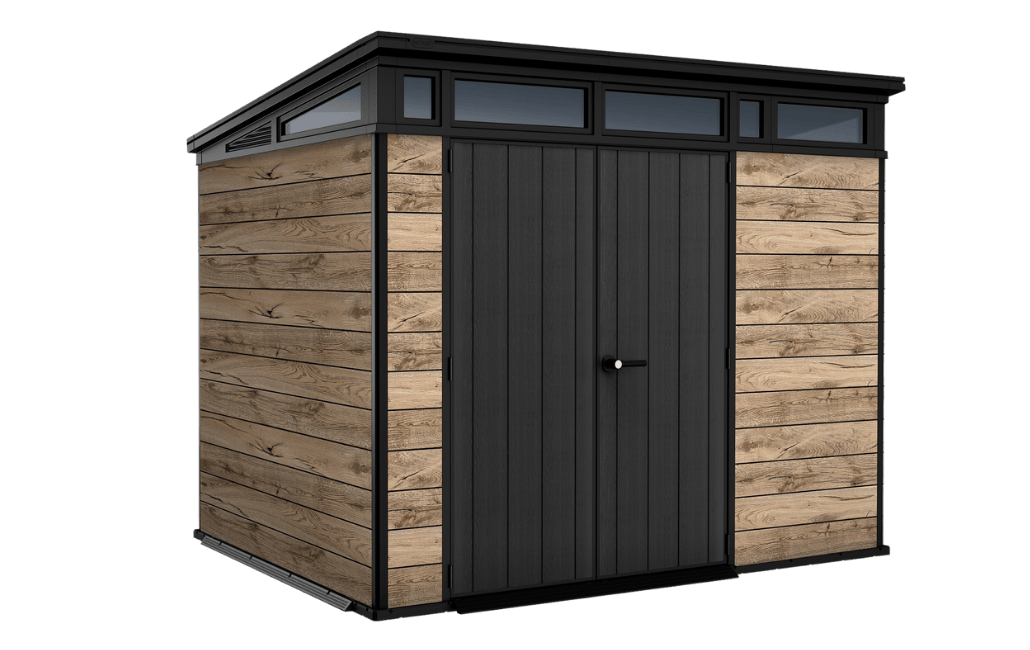 Signature 9x7 Storage Shed - Pine Brown