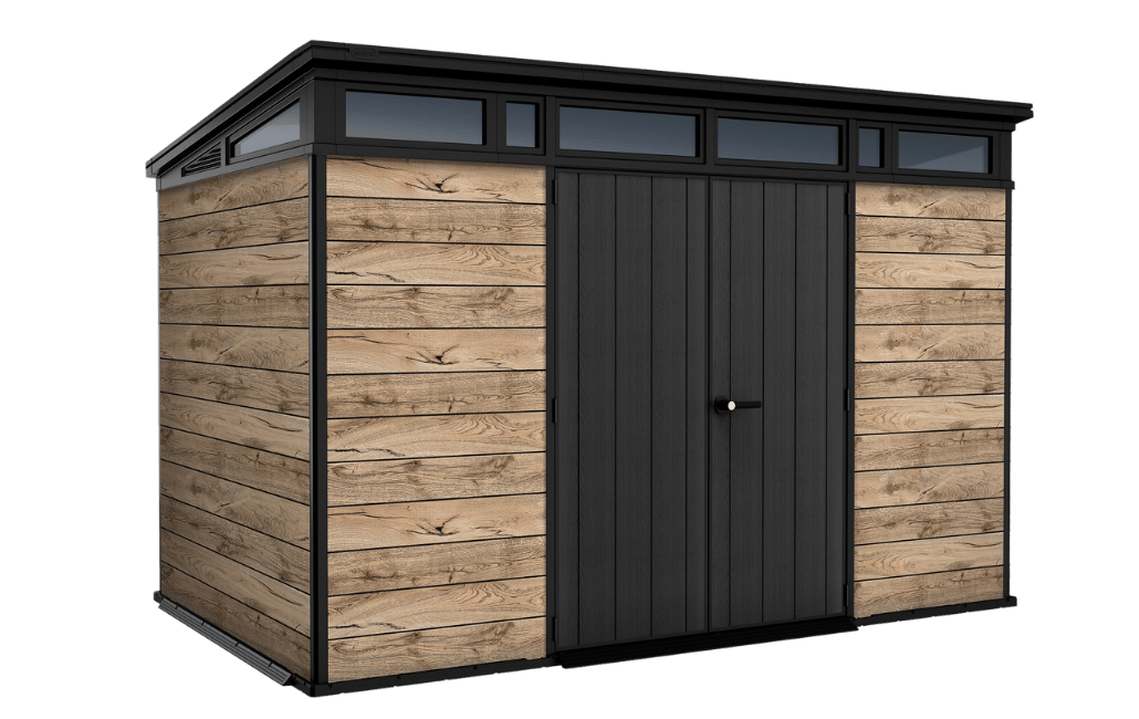 Signature 11x7 Storage Shed - Pine Brown