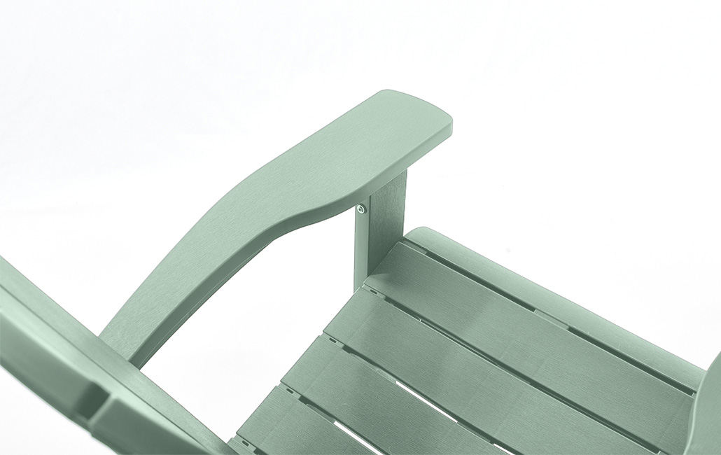 Troy Adirondack Vintage Grün Set von 2