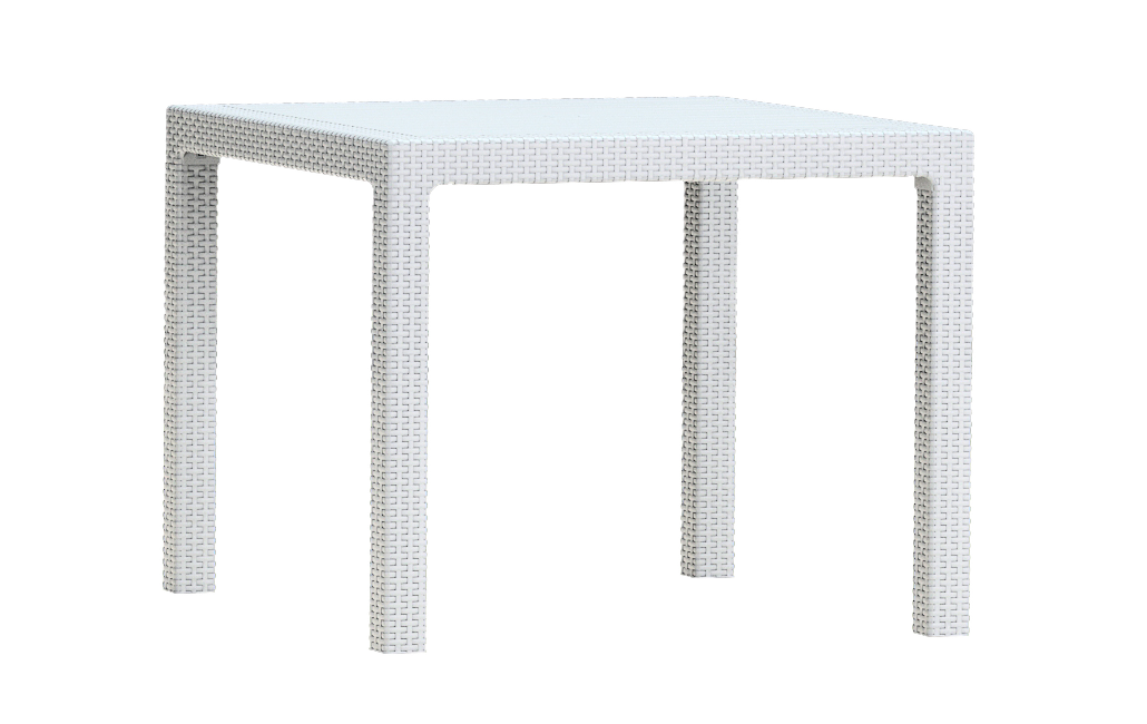 פינת אוכל נירוונה - שולחן ו 4 כיסאות - לבן