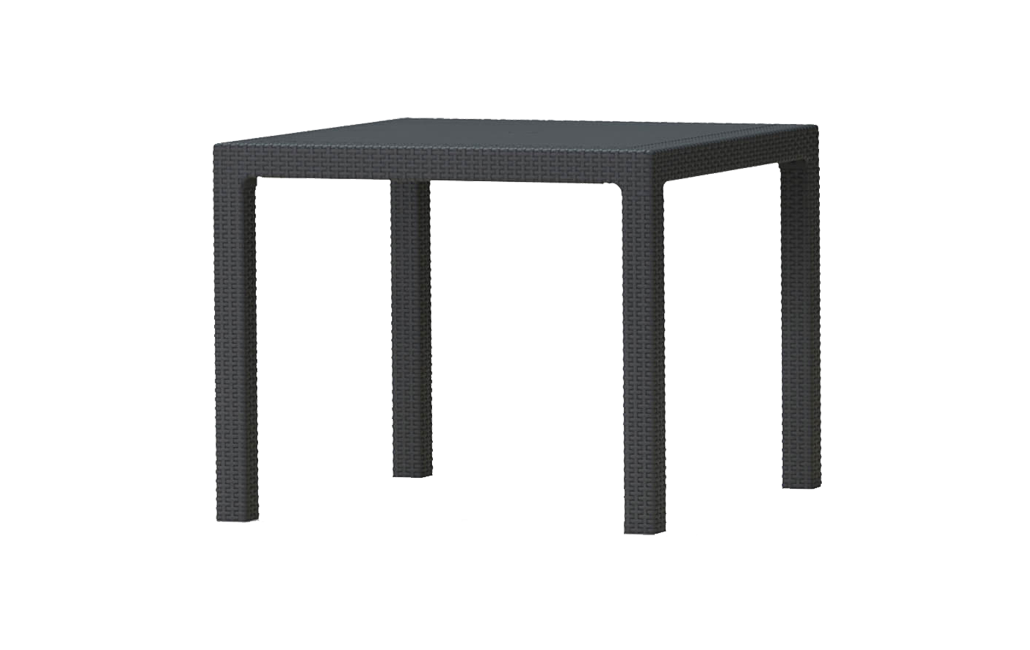 פינת אוכל נירוונה 4 כיסאות - אפור כהה