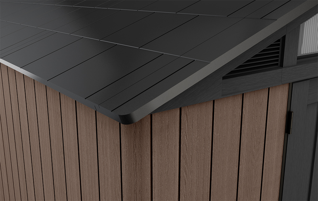  Abri de jardin Stronghold 10115 - 10,7 m2 - Marron Aspect Bois