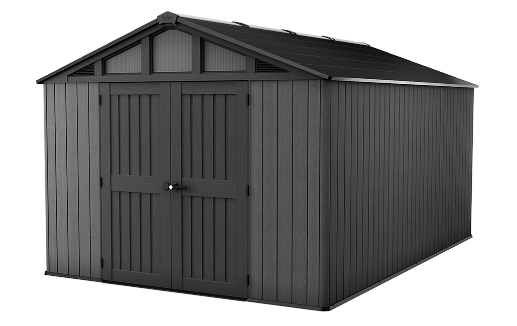 Caseta de exterior Stronghold 10x15 - 453x305x251 cm y 13.8 m2 - Gris