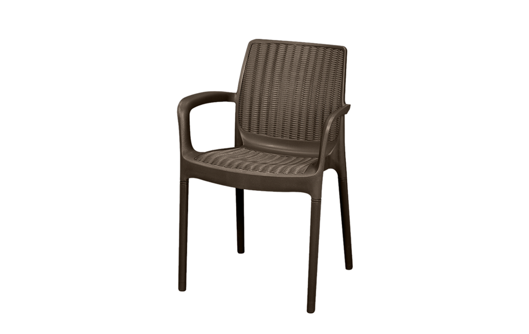 פינת אוכל באלי- שולחן ו 4 כיסאות - חום