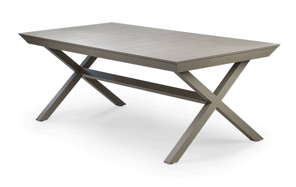 שולחן  אלומיניום נפתח ברצלונה - קפוצ'ינו