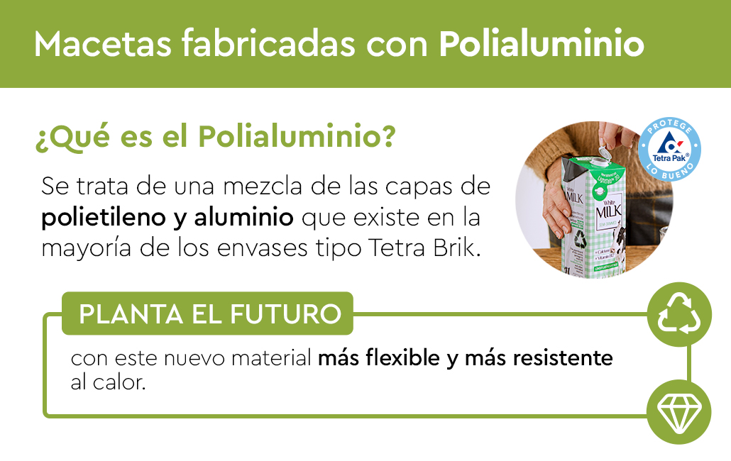 Set 2x Macetero Polyal Wood Planter - 40x40x40 cm y 50L - Marrón 