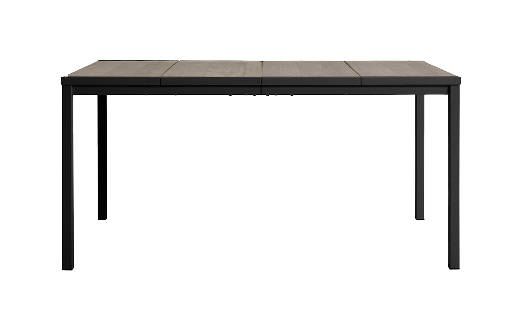 Signature Porto Tisch 160 cm + 4x Noa Stühle Graphit - Hellbraun