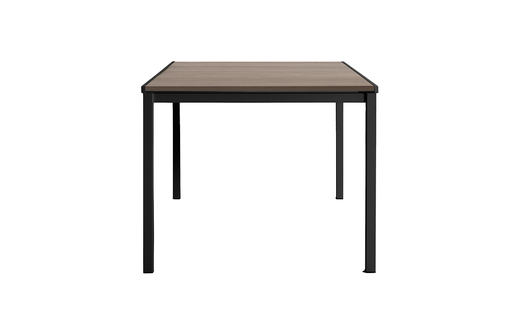 Signature Porto Tisch 160 cm + 4x Noa Stühle Graphit - Hellbraun