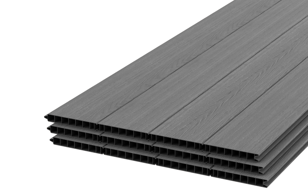 Clôture kit complet avec poteau 180cm à visser Gris Aspect Bois - Keter