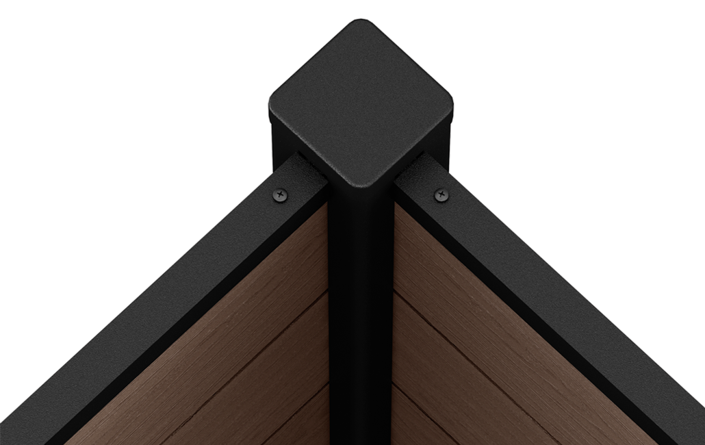 Fence Kit with 240cm Post  - Brown