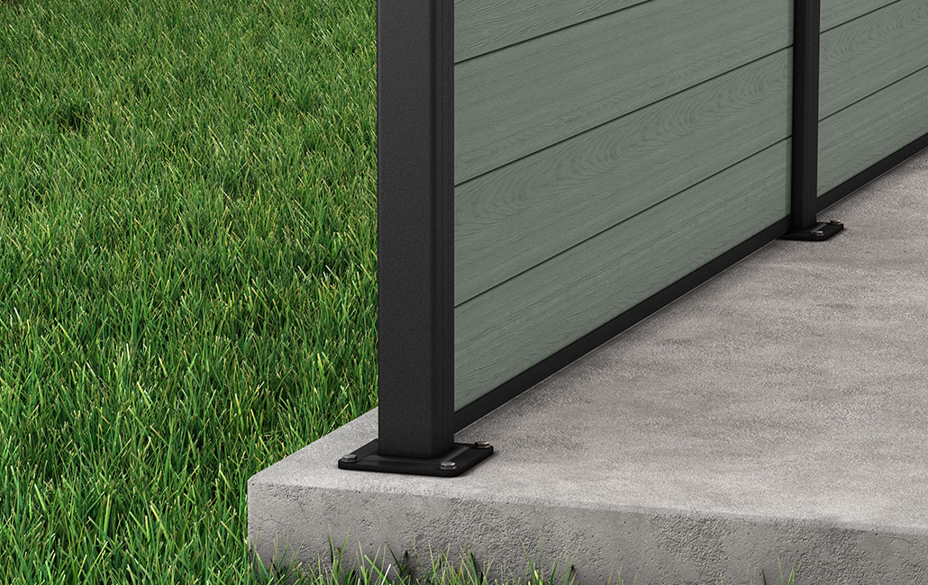 Fence Kit with 180cm Post - Green