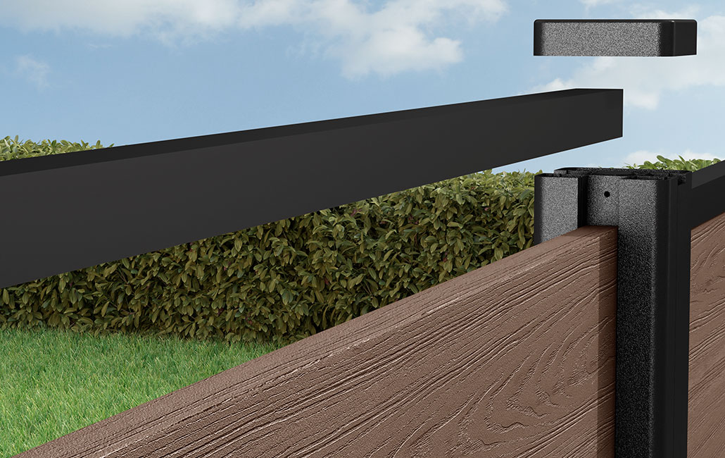 Fence Kit with 240cm Post  - Brown