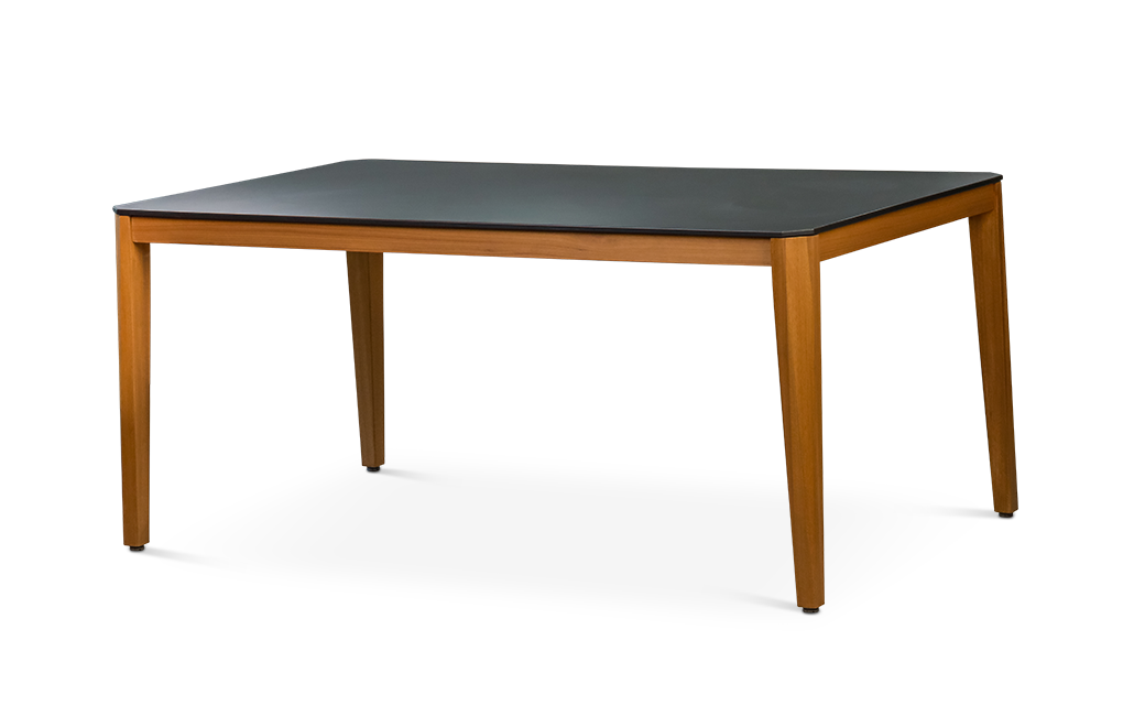 שולחן אוכל ספיר - שחור - שולחנות לגינה