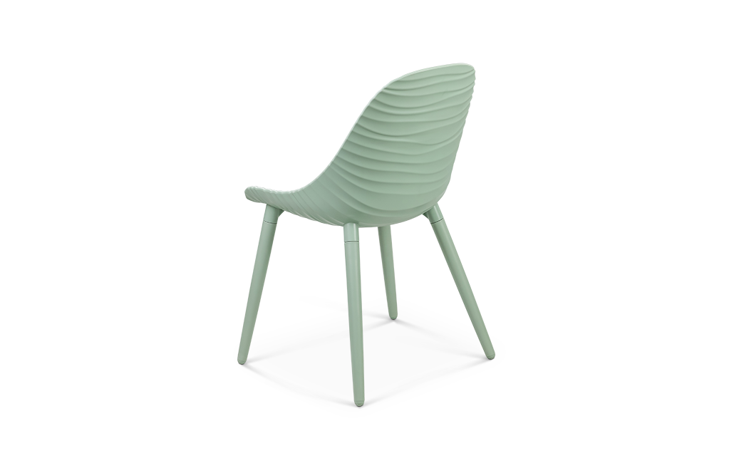 כיסא צדף -  ירוק