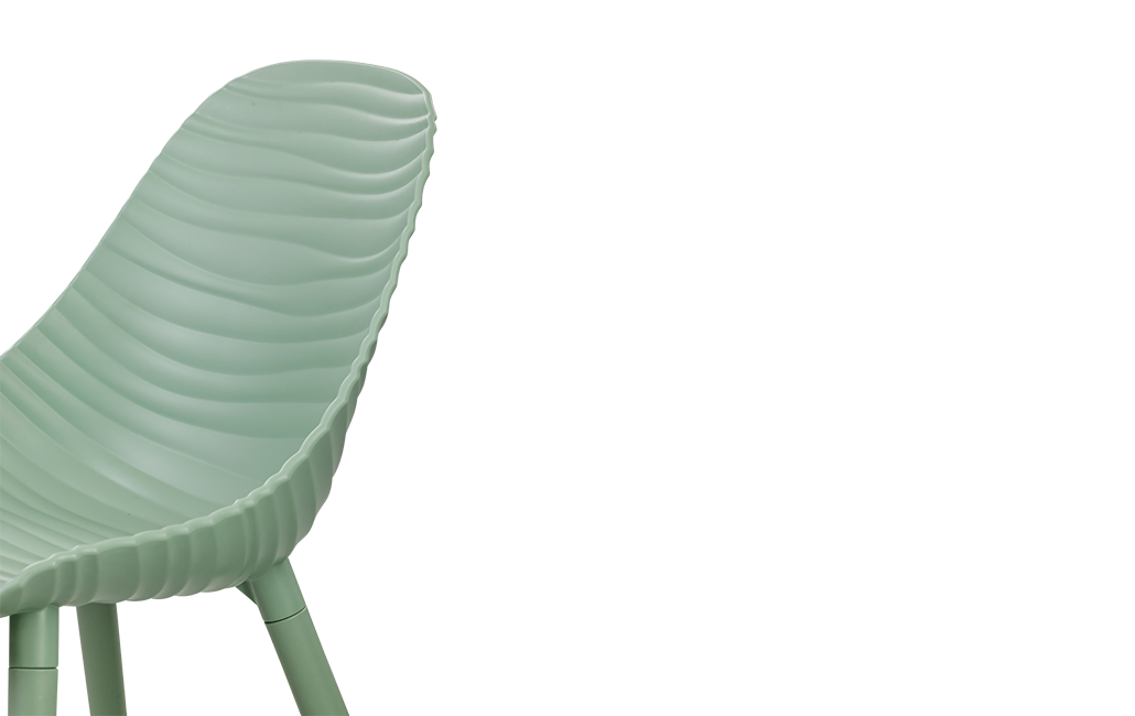 כיסא צדף -  ירוק