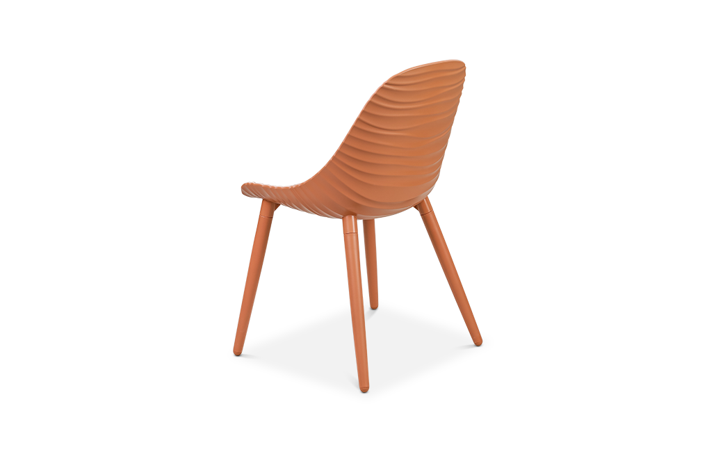 כיסא צדף - טרקוטה 